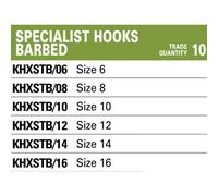 Korum Xpert Specialist Micro Barbed Single Eyed Hook