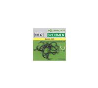 Korum Xpert Specimen Hooks Barbless Size 6 Qty 10