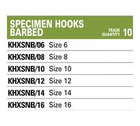 Korum Xpert Specimen Micro Barbed Single Eyed Hook