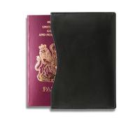 KORUMA Passport Holder with RFID Protection - Genuine Leather Sleeve for All Standard Size Passports - Ultra Slim Travel Wallet for Men and Women