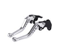 KORVANT Clutch Brake levers Motorcycle Long Brake Clutch Lever Short Handle for Fit for Z650 Z900 for Ninja 650(Short-Silver)