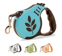 Korvanta Retractable Dog Leash with Non-Slip Handle, 10 FT Automatic Telescopic Tractor with Atuo Locking Botton，Durable Pet Tape for Small and Medium-Sized Dogs Blue