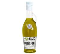 KORVEL Greek Extra Virgin Olive Oil, Cold-Pressed, 100% Koroneiki Olives, Premium Quality, 16.9 fl oz (500ml) Amphora Glass Bottle, Product of Greece