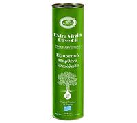 KORVEL Olive Oil - Premium Extra Virgin Olive Oil 1 liter - Fresh from the harvest - Cold pressed Olive oil 1l - Koroneiki Olives - Kalamata Region in Greece - Canister with spout