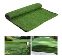 KORVIXA 1 x 1 m Artificial Grass Turf Realistic Lawn Fake Mat in Green | Size: 100 cm x 100 cm KORVIXA Green 100 cm x 100 cm