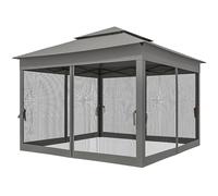 KORVIXA Garden Folding Tent Heavy Duty Pop in Grey | Size: Super King KORVIXA Grey Super King