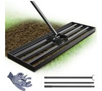 KORVIXA Lawn Leveller Levelling Rake in Black | Size: 100g KORVIXA Black 100g
