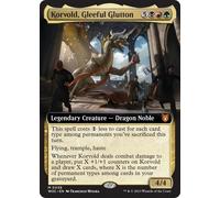 Korvold, Gleeful Glutton (Extended Art) | Wilds of Eldraine Commander