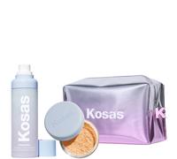KOSAS Cloud Loose Powder, Setting Spay and Bag Bundles - Buttery