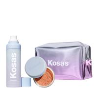 KOSAS Cloud Loose Powder, Setting Spay and Bag Bundles- Peachy
