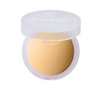 Kosas Cloud Set Pressed Setting Powder - Translucent Shine Control Face Powder, Soft Matte Finish, Cushiony (Sheer Golden Medium)