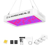 KOSCHEAL KS1200 130W LED Grow Light, 2.8 µmol/J Full Spectrum