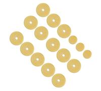 KOSDFOGE 16 Pcs Yellow Flute Pads Set Replacement for Flutes Quality Felt Material 16 Pieces Long Service Time