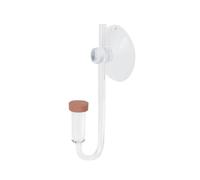 KOSDFOGE Acrylic Transparent CO2 Diffuser Atomizer Bubble Counter for Aquarium Plants Clear Stable Structure With Suction Cup 3.3inch 1.4inch