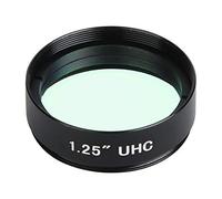 KOSDFOGE Astronomical Telescope Filter, 1.25 Inch 31.7mm Filter UHC Light Pollution Inhibition Lens for Astronomical Telescope Monocular Eyepiece Lens