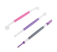 KOSDFOGE Cake Decorating Tool, 3Pcs / Set Fondant Cake Decorating Tools Modelling Flower Patterns Pastry Carving Cutter for DIY Cake Decorating Supplies