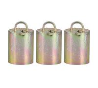 KOSDFOGE Cow Anti-lost Bell, Cow Goat Horse Sheep Grazing Metal Bell, 3-Piece Alloy Livestock Bell Thickened for Cows Outdoor Ranch(3#)