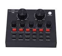 KOSDFOGE Dual Channel Audio Conditioner Mixer Stylish Intelligent Noise Reduction Bluetooth Audio Converter Mixing Console for Small Clubs Bars