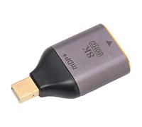 KOSDFOGE HD Multimedia Interface Adapter 8K At 60Hz HD Video HD Multimedia Interface Converter for Work(HDMI female to miniDP male 8K adapter)