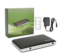 KOSDFOGE HD Multimedia Interface Switch 4 in 1 Out 4K 60Hz Remote Control Full HD Video Converter for PS4 HDTV 100-240V(British Standard)