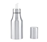 KOSDFOGE Olive Oil Dispenser Bottle, Leakproof Kitchen Oil Bottles, Portable Stainless Steel Oil Can Vinegar Soy Sauce Bottle Container Camping Oil Container for Kitchen(500ML)