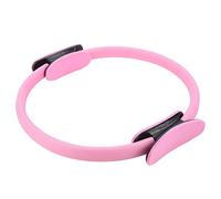 KOSDFOGE Pilates Ring Circle, Fitness Ring Magic Circle, 4 Colors 1.4in Dual Grip Yoga Ring Resistance Circle for Thighs and Legs Fitness(pink)
