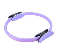 KOSDFOGE Pilates Ring Circle, Fitness Ring Magic Circle, 4 Colors 1.4in Dual Grip Yoga Ring Resistance Circle for Thighs and Legs Fitness(Purple)