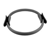 KOSDFOGE Pilates Ring Circle, Fitness Ring Magic Circle, 4 Colors 1.4in Dual Grip Yoga Ring Resistance Circle for Thighs and Legs Fitness(black)