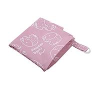 KOSDFOGE Soft Breathable Cotton Nursing Cover Baby Breastfeeding Shawl for New Mothers Wave 100 Percent Cotton 35.43 x 25.60 inch (Pink icon)