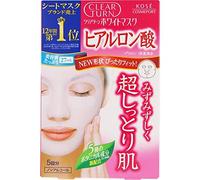 Kose Clear Turn White Mask (Hyaluronic Acid) 5 times