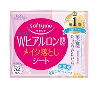 Kose Cosmeport Softymo Super Makeup Cleansing Sheet Hyaluronic acid - Refill 52 Sheet