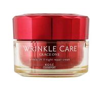 Kose - Grace One Wrinkle Care Wrinkle Lift V Night Repair Cream 50g