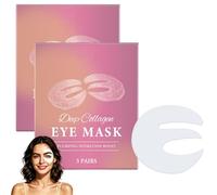 Koseon Eye Mask, Deep Peptide Collagen Eye Mask, Peptide Eye Mask, Three-Piece Design Covers the Entire Eye Area,Under Eye Patches for Dark Circles & Puffy Eyes (10 Pairs)