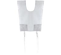 Kosher Tallith Kattan Made in Israel by 'Keter Malchut' with 8 Wool Tzitzits (Tiziziot or Tassels) tied on the Tallith, Size 6 by Rimmon