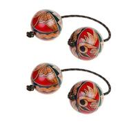 Koshkash African Musical Instrument Asalato Shakers Adjustable Percussion Instruments Aslatua Shakers for Education Institutions Kashaka(2pcs)