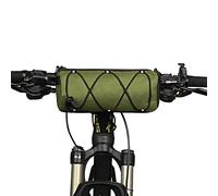 Kosibate Bike Handlebar Bag,Bicycle Handlebar Bag,Bike Frame Bag with Shoulder Strap,Bicycle Front Bag Fram Storage Roll Bag Mountain Road Bikes Bicycle Accessories, Bike Pouch for Bicycle (Green)