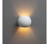 KosiLight - Wall Light Modern White - Athena - White - 220/230V 50/60Hz - Gypsum - IP20 - Compatible with A