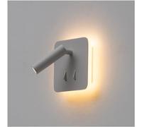 KOSILUM Bilbao - Multifunctional LED Reading Light - Warm White Light for Living Room, Bedroom, Kitchen, Hallway - 3W + 6W - 300lm + 550lm - Integrated LED - IP20