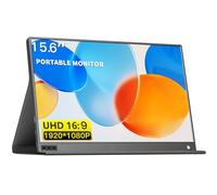 kosingna 15.6-Inch Portable Monitor 1080P IPS Screen External Display Extended Monitor Compatible with // Refresh Rate 60Hz 63% sRGB Dual Speakers with Detachable Protective Cover Stand