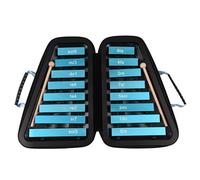 KOSINGNA 16 Keys Glockenspiel 16-Note Aluminum Plate Xylophone Early Educational Musical Percussion Instrument with Case Mallets for Kids Children Music Sense Development