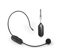KOSINGNA 2.4G Wireless Microphone Headset Working Time 6H 100ft Range Headset Mic and Handheld Mic 2 In 1 Professional Voice Amplifier Headset Microphones for Karaoke Speaker Amplifier PA System Teach