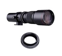 kosingna 500mm F/8.0-32 Multi Coated Super Telephoto Lens Manual Zoom + T-Mount to EF-Mount Adapter ng Kit Replacement for EOS Rebel T3 T3i T4i T5 T5i T6 T6i T6s T7 T7i SL1 SL2 6D 7D 60D 70D 77D 80