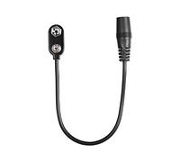 KOSINGNA 9V Battery Clip Converter Snap Connector 2.1mm * 5.5mm Female Plug for Guitar Effect One Spot Power Supply