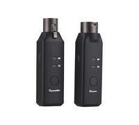 KOSINGNA Microphone Wireless Xlr Transmitter and Receiver Wireless Mic System for Dynamic Microphones Dual-channel Wireless Microphone Transmitters Receivers 24bit/48KHz Sampling Rate