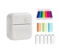 kosingna Mini Pocket Printer Portable Thermal Instant Photo Printing Label Maker Machine BT Wireless Connect Compatible with Android or iOS APP Support Receipt Label Memo Sticker Notes Lists Scrapbook