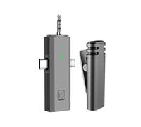 KOSINGNA Mini wireless Lavalier Microphone 3 in 1 Receiver for Mobile Phone 360° Omnidectional Lapel Mic Noise Reduction Compatible with Type-C Android Smartphone Tablet for YouTube Facebook Live