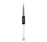 KOSINGNA Nail Art Painting Brush 11mm Crystal Acrylic Nail Art UV Gel Painting Line Brush Nylon Hair Pen Manicure Nail Liner Tool