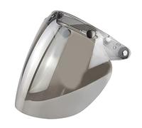 KOSINGNA Open Face Helmet Visor Motorcycle Helmet Bubble Lens 3-Snap Bubble Wind Shield Visor