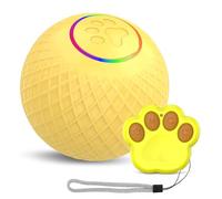 kosingna Toy Ball for C - Remote Control Pet Toy LED Flashing Dual Mode Design Low Noise Type-C Charging Automatic Obstacle Avoidance - Active Rolling Ball for C Jolly Ball Cat Toy for Indoor C