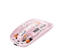 kosingna Transparent Mouse Weless Mouse High-end PixArt 3065 IC Design 1600 Moving Speed Adjustable Silent Type-C One-Key Desktop for Office and Gaming Single/3 Model BT Computer Mice